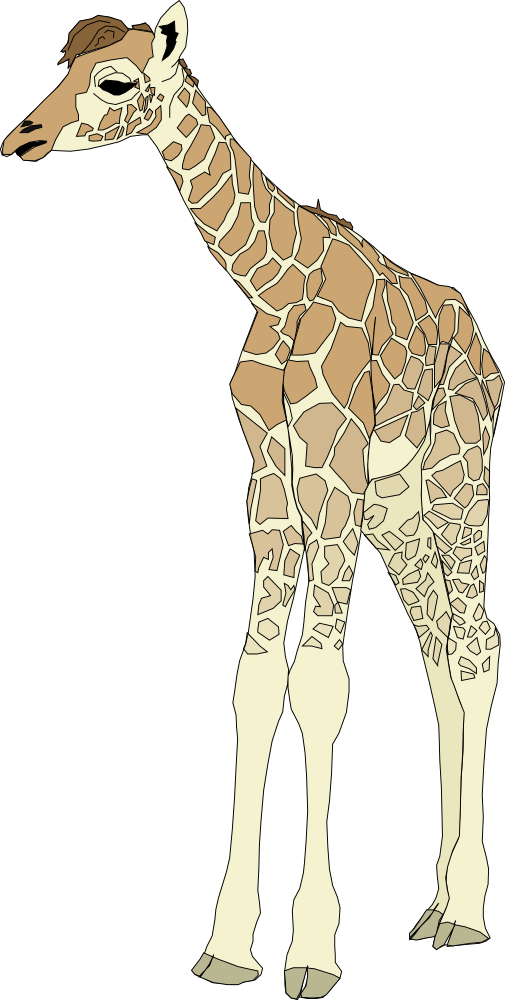 OnlineLabels Clip Art - Baby Giraffe